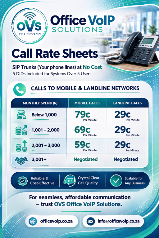 OVS-Call Rate Sheet